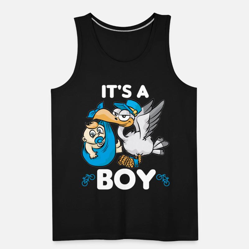 IT S A BOY Blue Stork Baby Binkie Birth Present