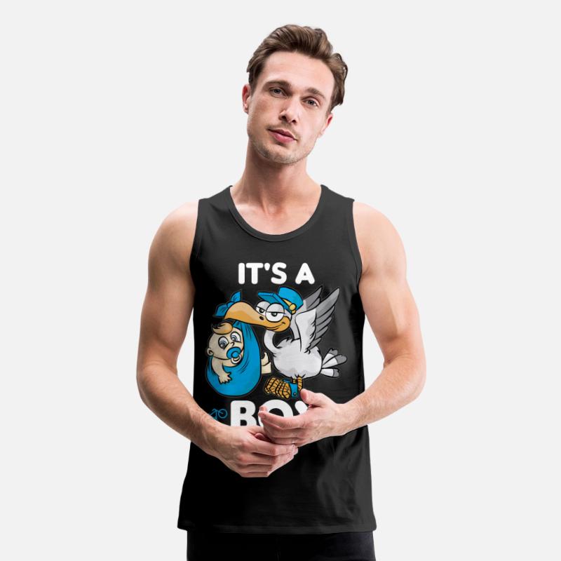 IT S A BOY Blue Stork Baby Binkie Birth Present