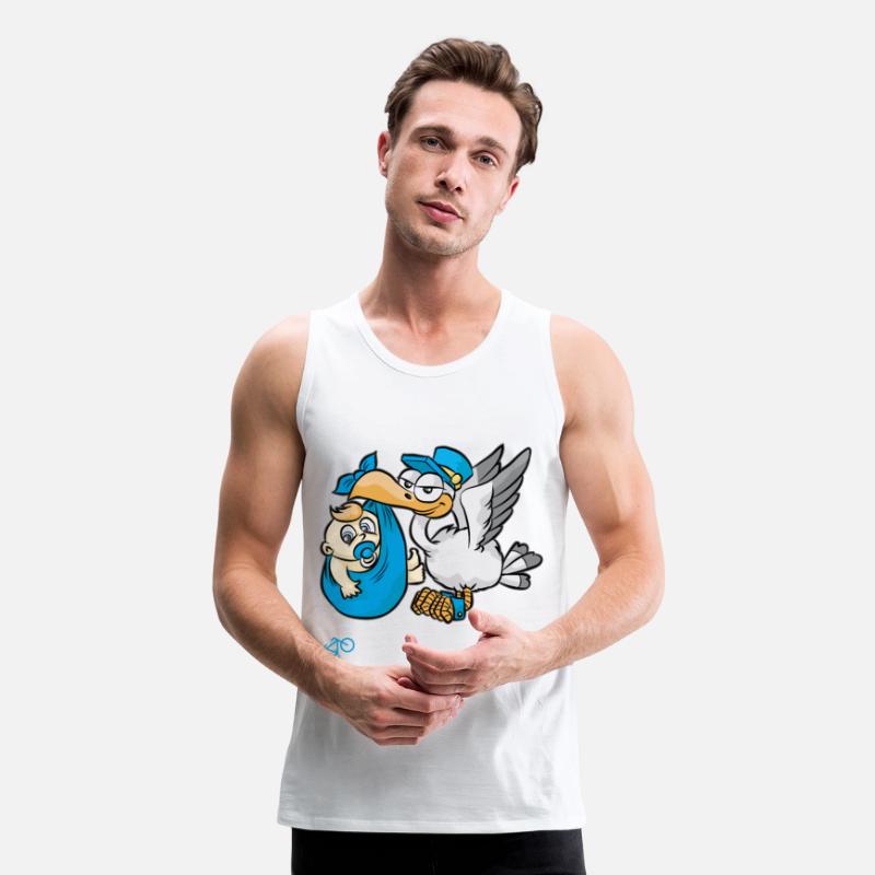 IT S A BOY Blue Stork Baby Binkie Birth Present