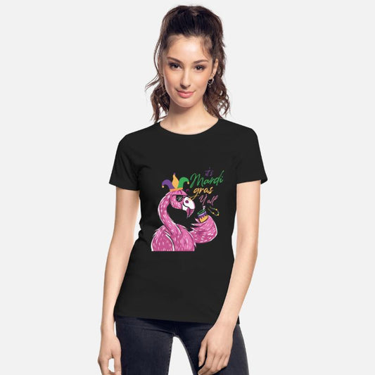 It's Mardi Gras Y'all Shenanigan Beans Flamingo