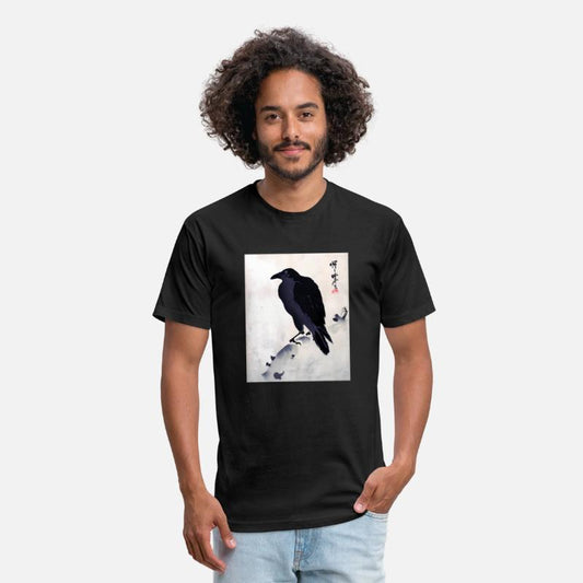 Japanese Japanese Woodblock Print Crow Kyosai