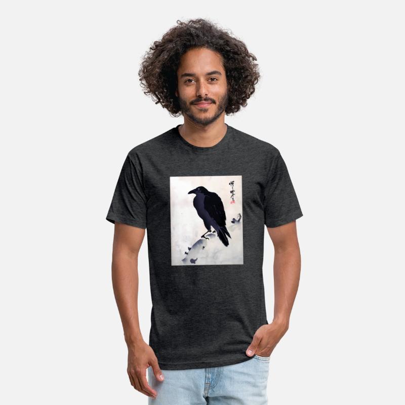 Japanese Japanese Woodblock Print Crow Kyosai