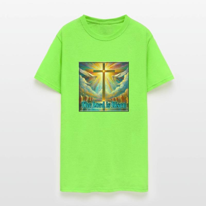 Jesus Christ on Resurrection ay with Angelic hosts