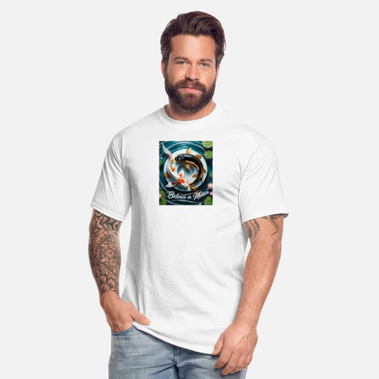 Koi Fish Balance in Motion T-shirt