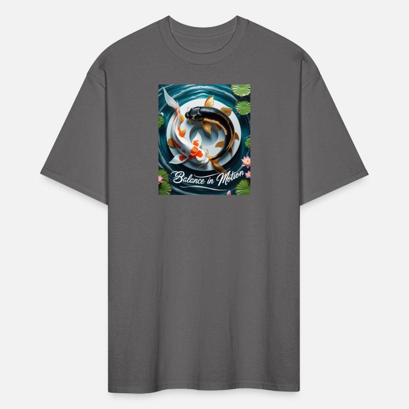 Koi Fish Balance in Motion T-shirt