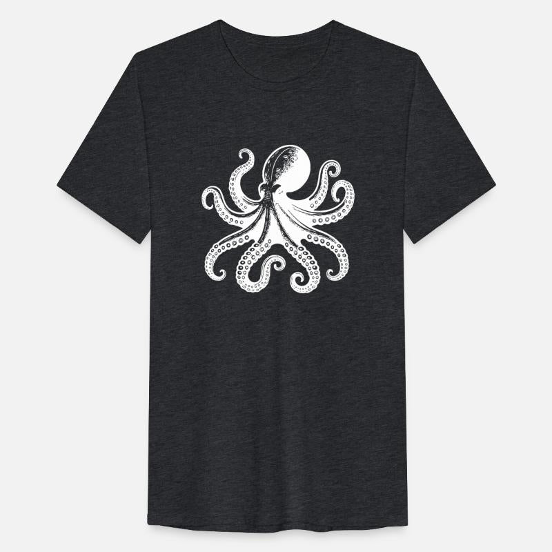 Large Squid Octopus With Eight Arms