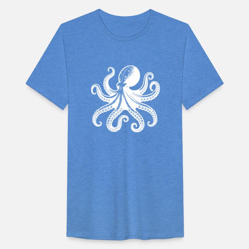 Large Squid Octopus With Eight Arms