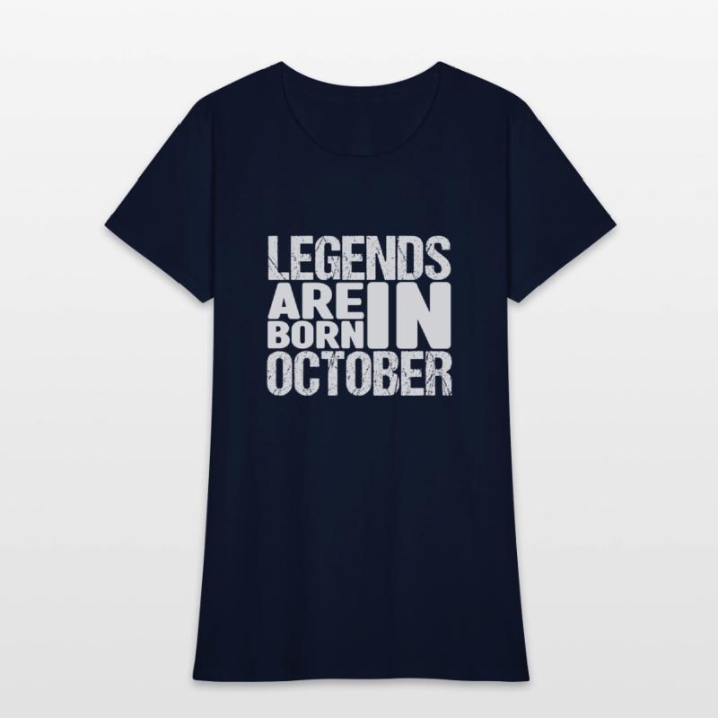 Legends Are Born In October Shirt