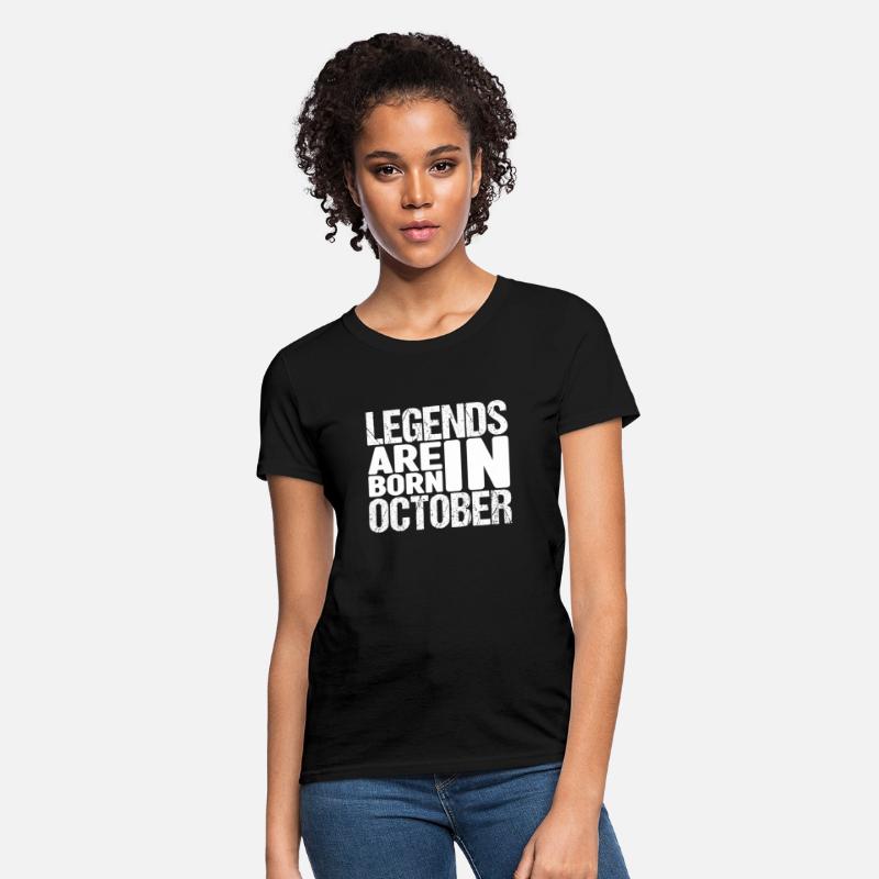 Legends Are Born In October Shirt