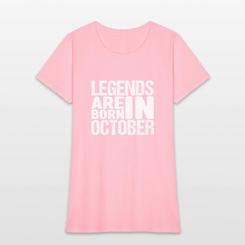 Legends Are Born In October Shirt