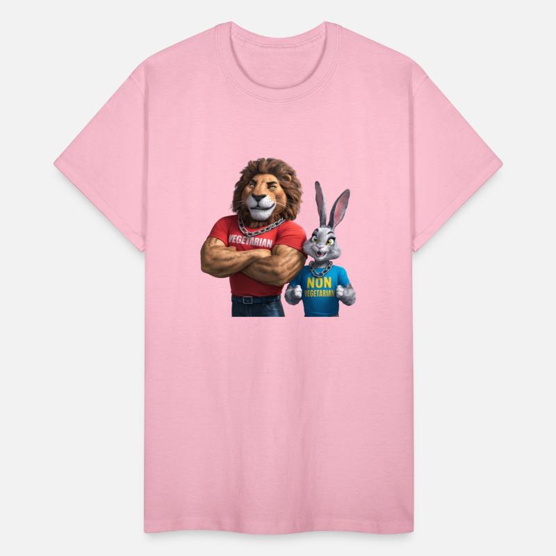 "Majestic Meets Playful: Lion Rabbit Design Unleas