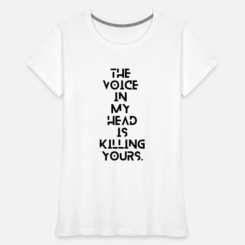 The Voice In My Head—black on white