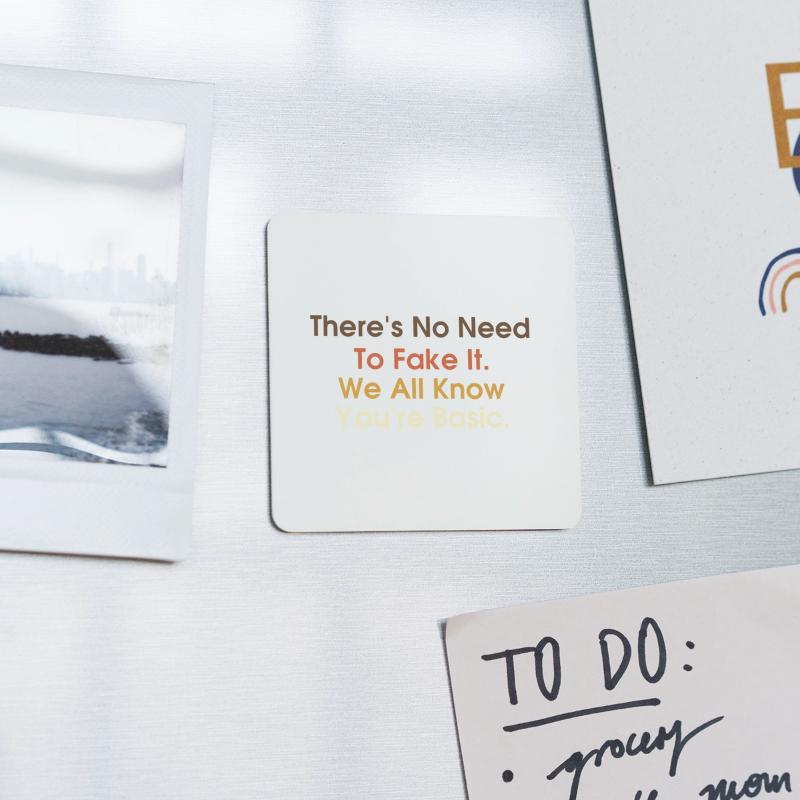 There's No Need To Fake It