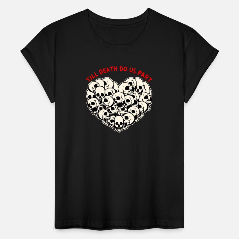 Till Death Do Us Part Skulls Heart ©WhiteTigerLLC