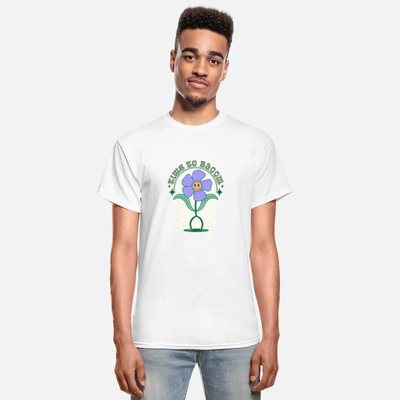 Time to Bloom - Smiling Flower Design