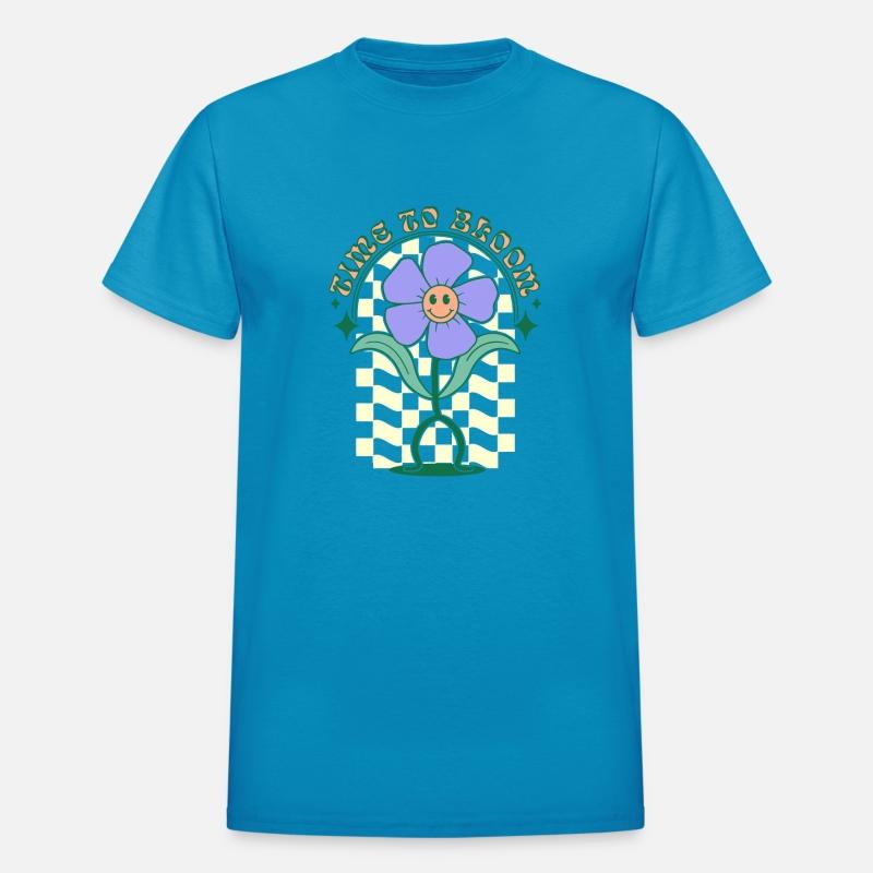 Time to Bloom - Smiling Flower Design