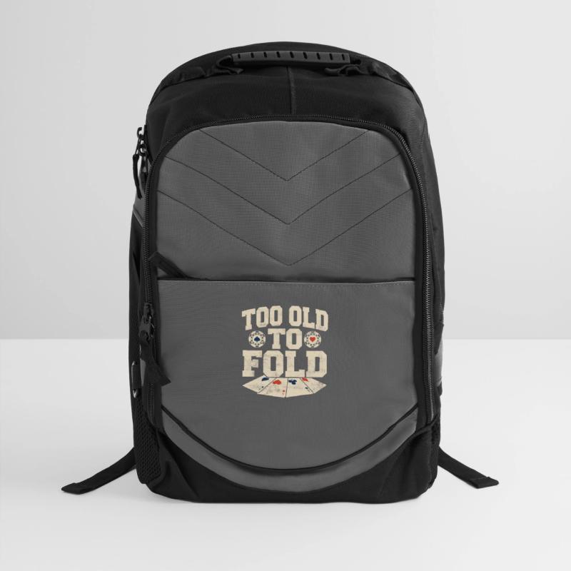 Too Old To Fold Gambling Poker Player