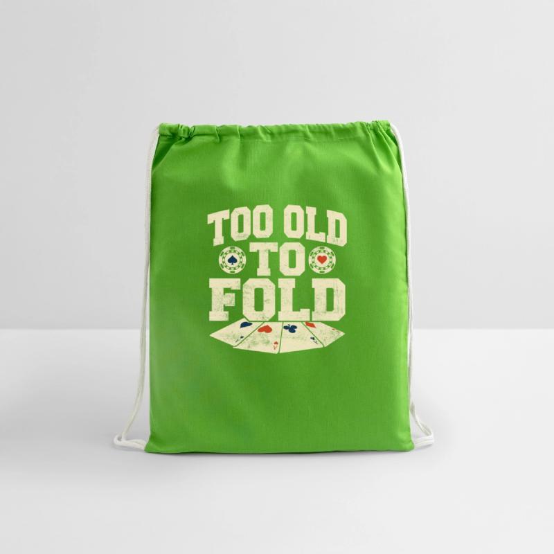 Too Old To Fold Gambling Poker Player