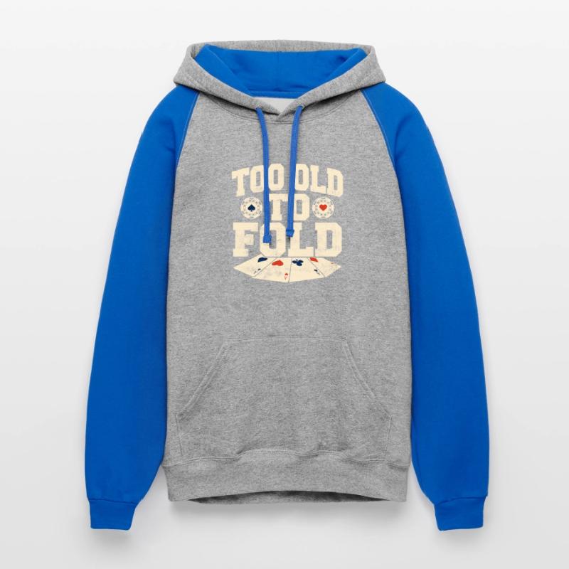 Too Old To Fold Gambling Poker Player