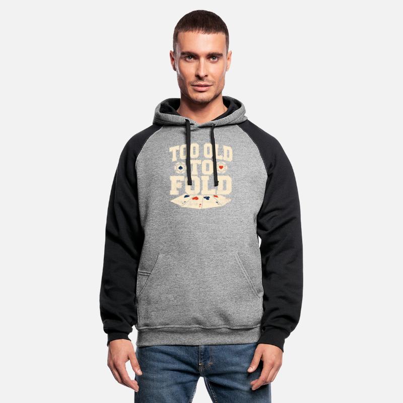 Too Old To Fold Gambling Poker Player