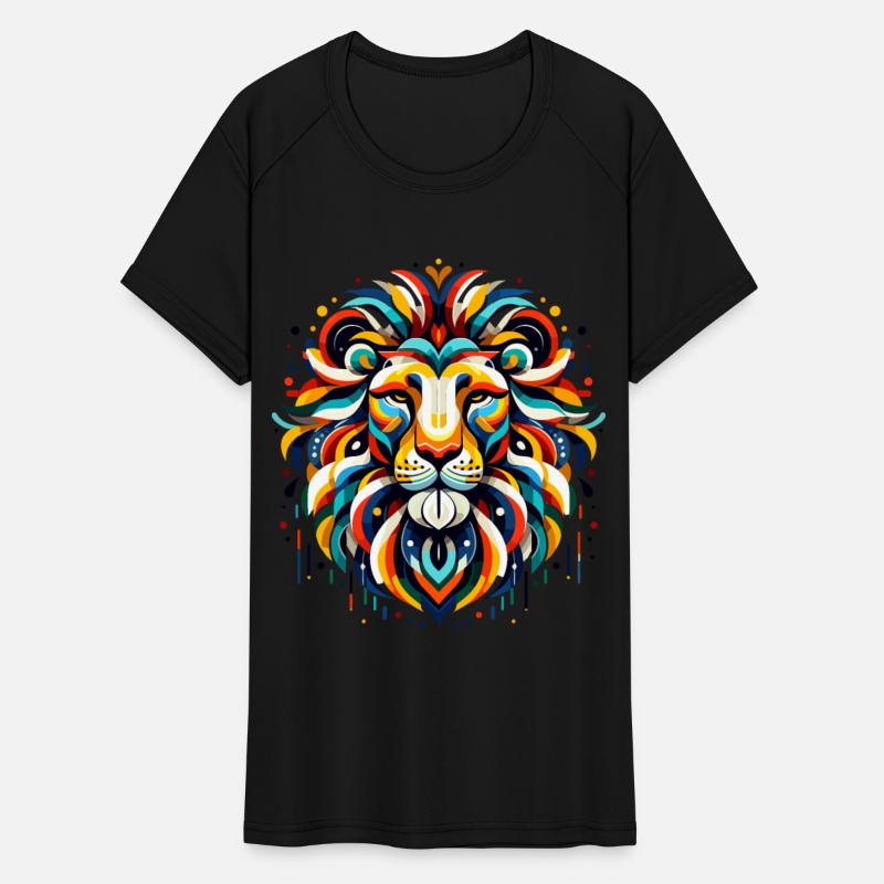 Tribal Fusion Lion: A Spectrum of Pride