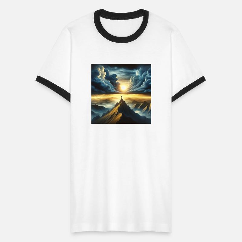 Triumph Atop Mountains Design Rise Above The Storm