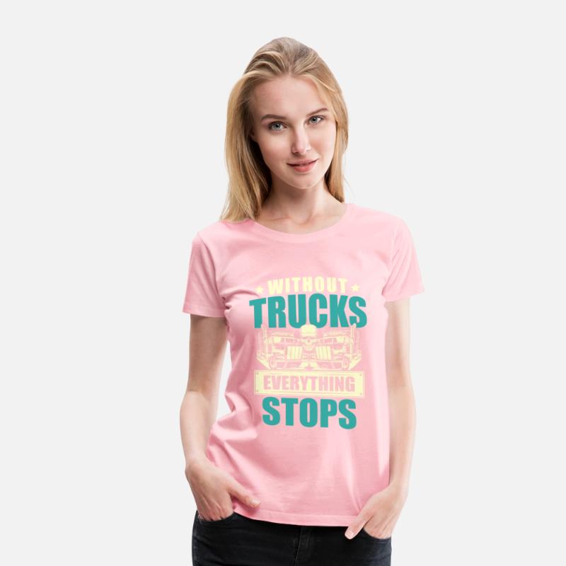 Trucker Job Profession Diesel Trailer Truck Driver