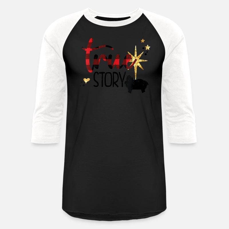 True Story Baby Jesus Buffalo Plaid