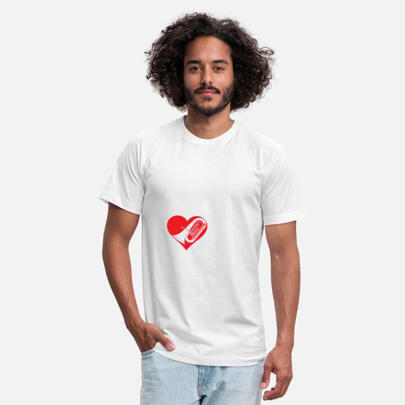 Tuba Love Heart Student Orchestra Band Brass Sound