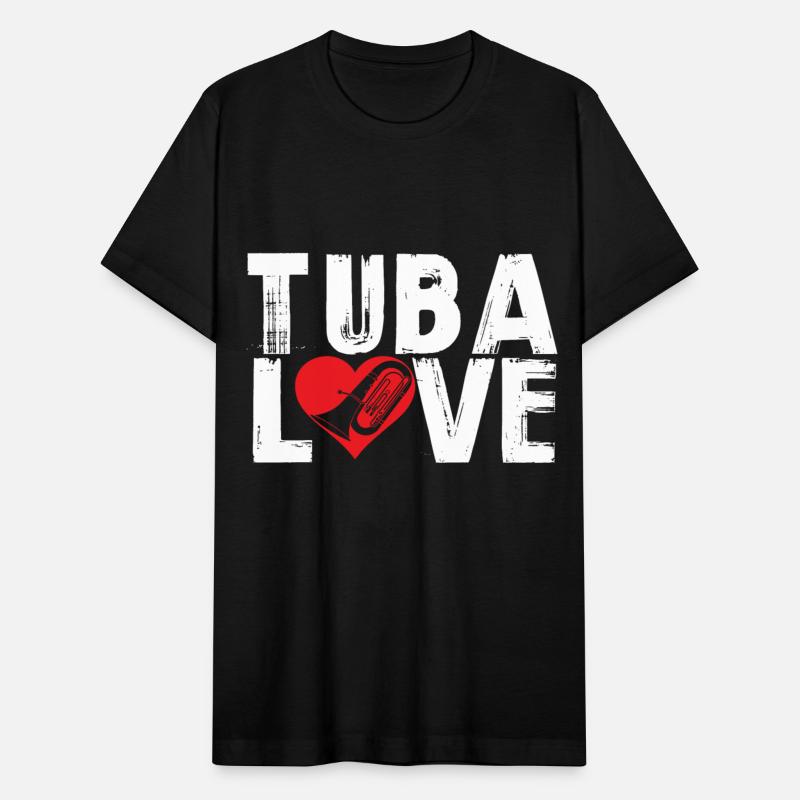 Tuba Love Heart Student Orchestra Band Brass Sound