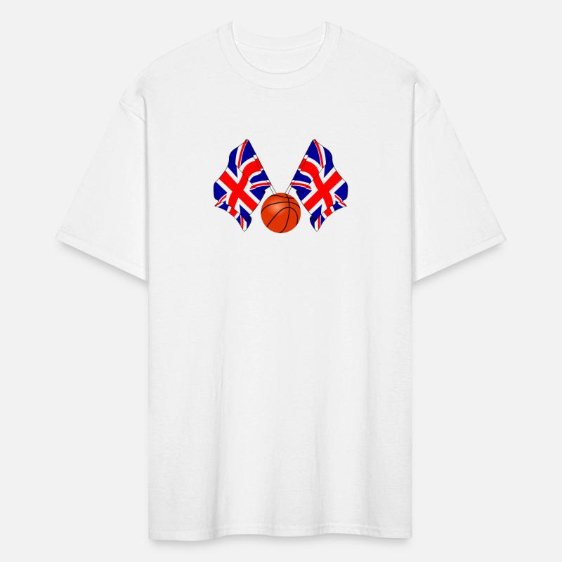 Two English flags crossed, Basketball England