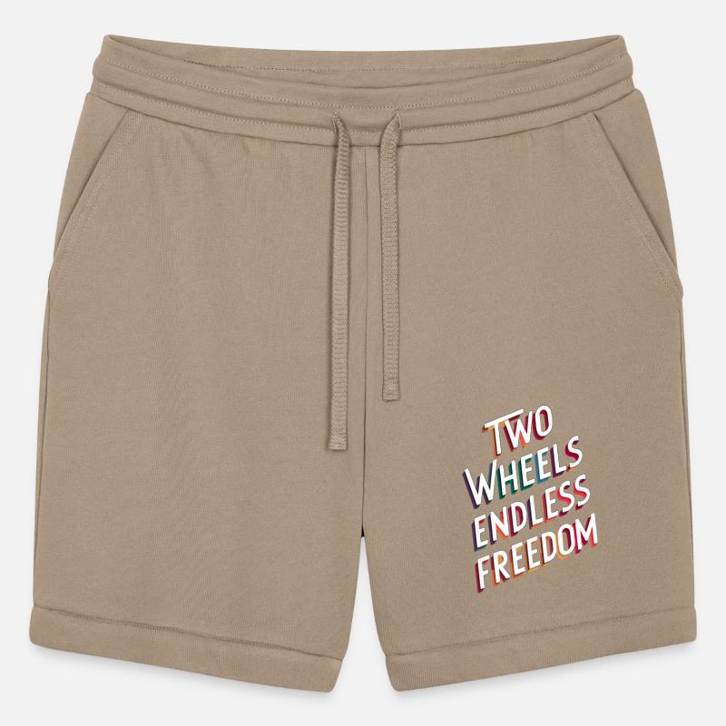 Two wheels, endless freedom - colorful shadows