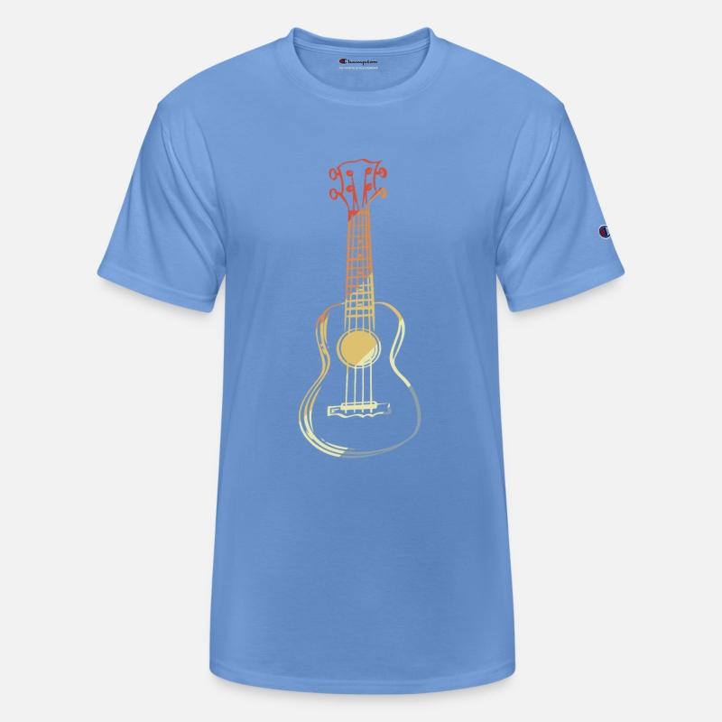 Ukulele Sketch Retro Style