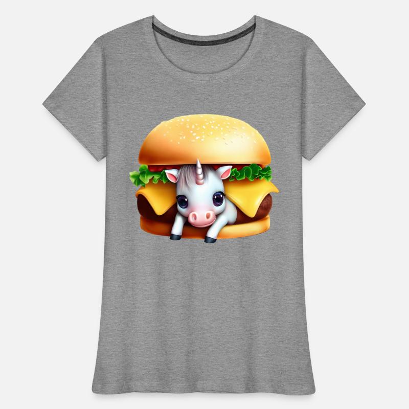 Unicorn cheeseburger