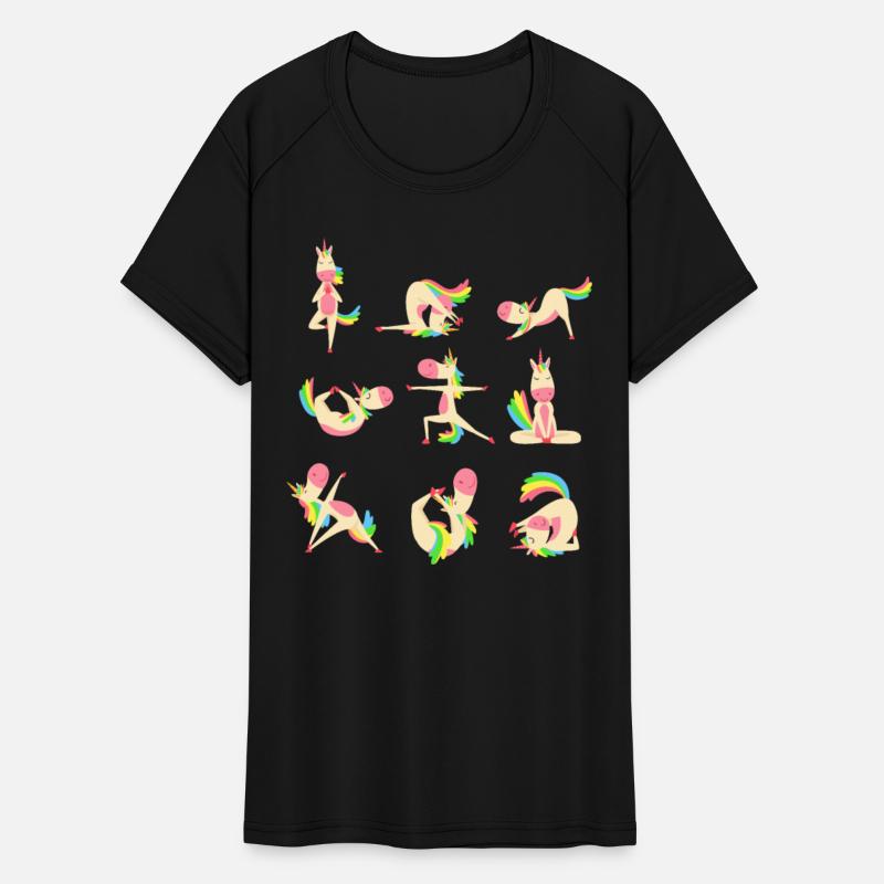 Unicorn Yoga Poses Funny Meditation Yogi