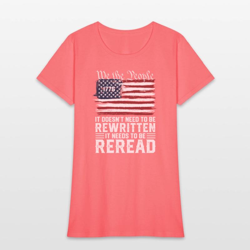 US Flag Constitution of the USA Needs To Be Reread