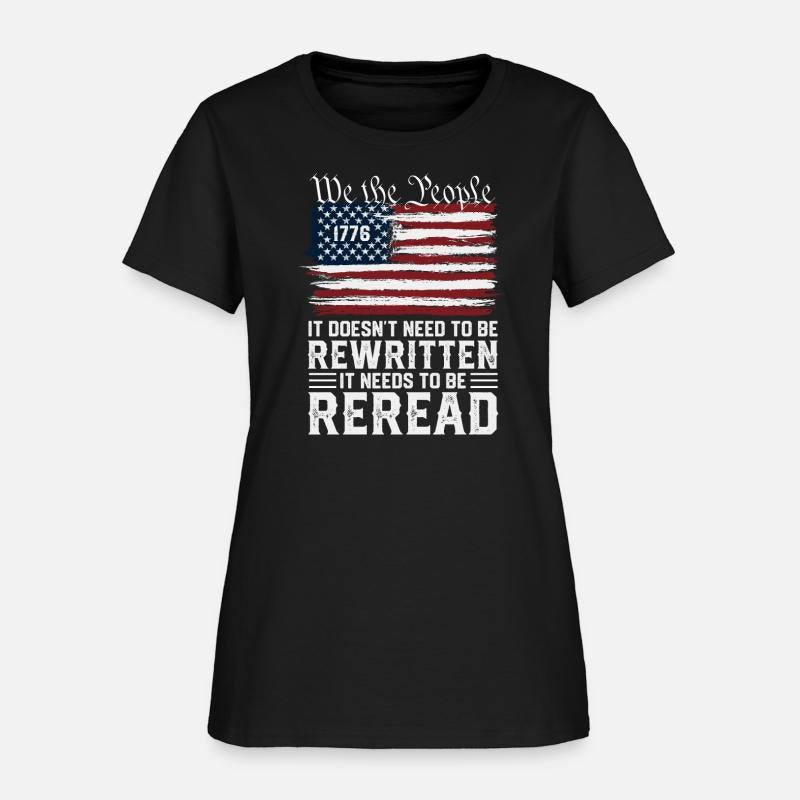 US Flag Constitution of the USA Needs To Be Reread