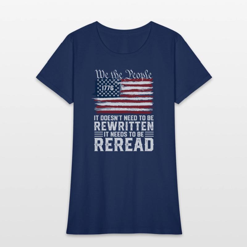 US Flag Constitution of the USA Needs To Be Reread