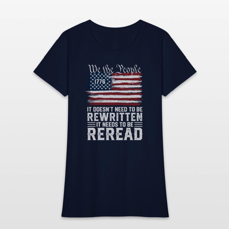 US Flag Constitution of the USA Needs To Be Reread