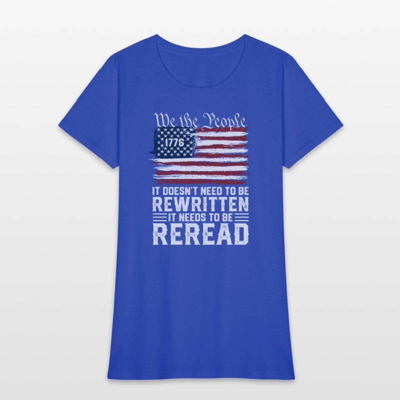 US Flag Constitution of the USA Needs To Be Reread