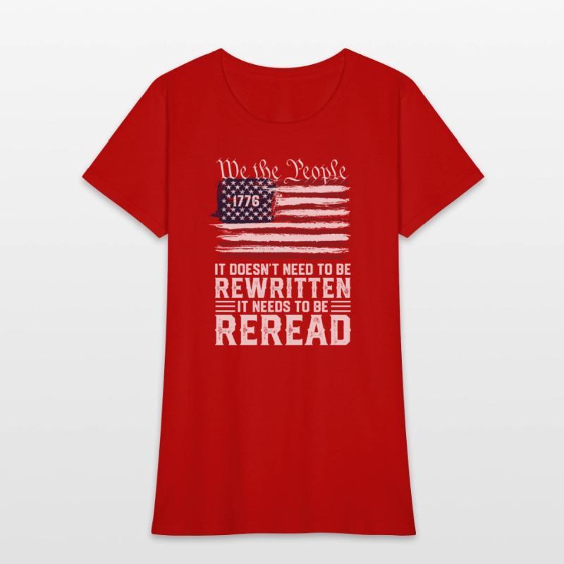 US Flag Constitution of the USA Needs To Be Reread