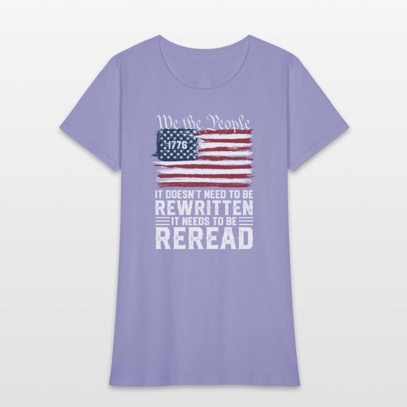 US Flag Constitution of the USA Needs To Be Reread