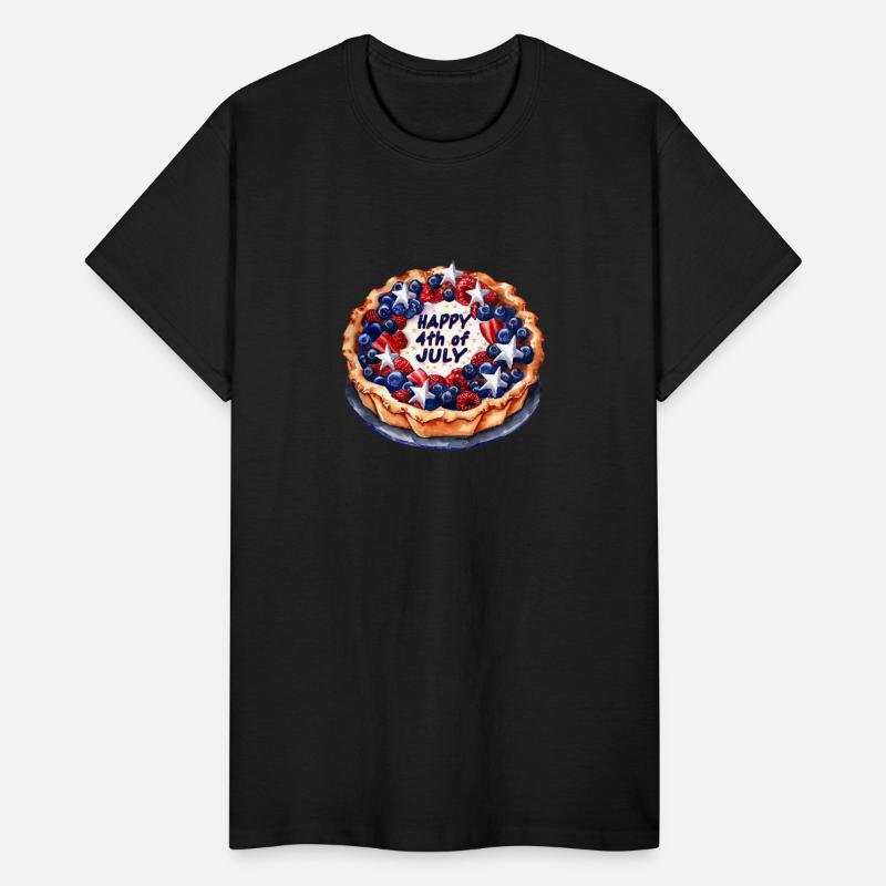 USA Independence Happy 4th of July - Blueberry Pie