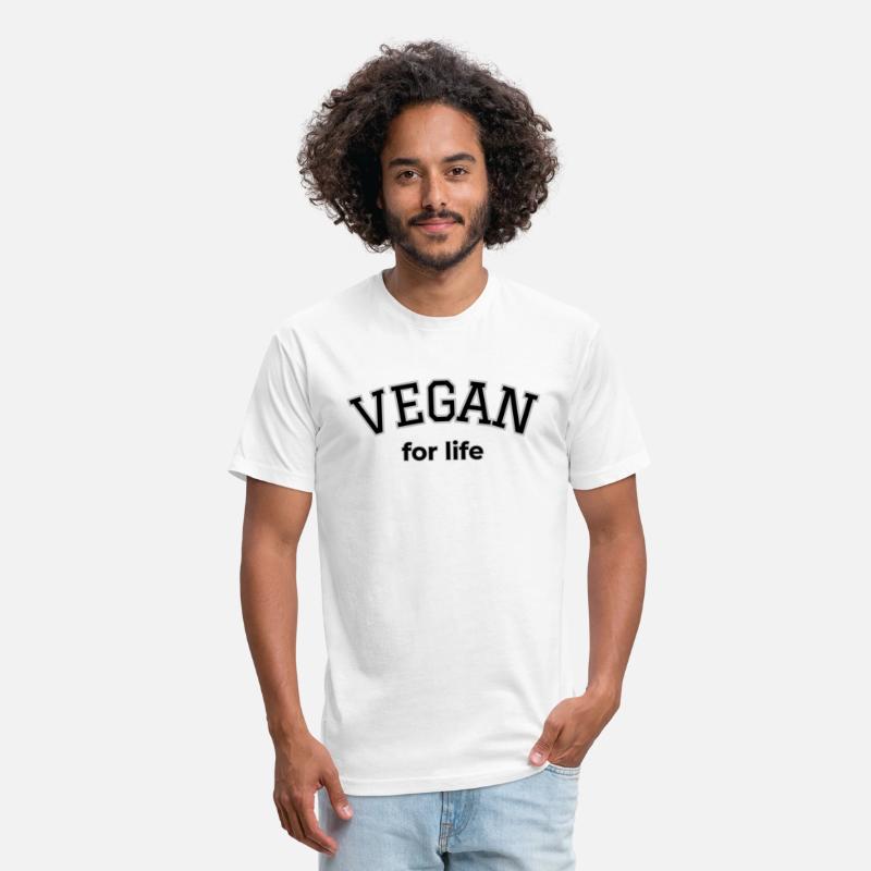 VEGAN for life | Sporty Outlined Typography Design