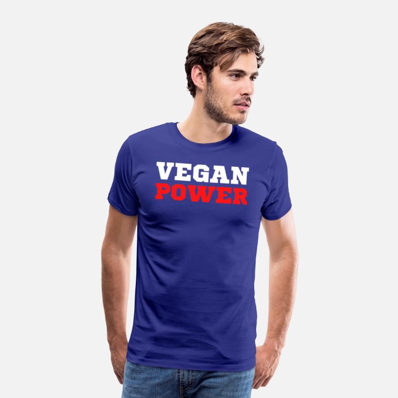 VEGAN POWER (White & Red letters)