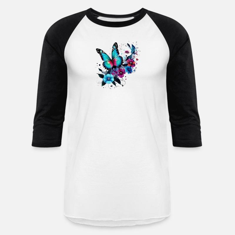 Vibrant Butterfly and Floral Arrangement