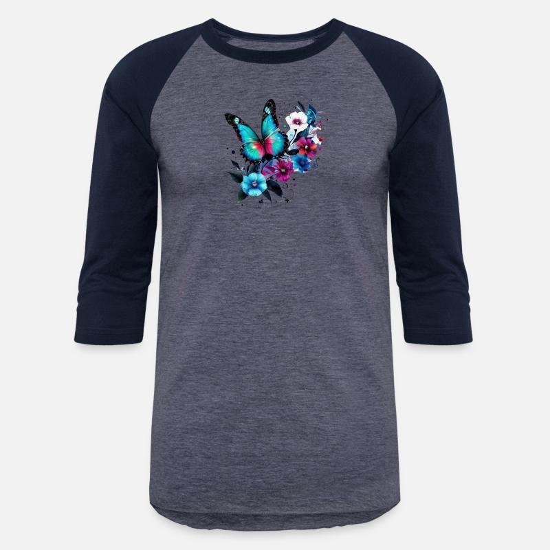 Vibrant Butterfly and Floral Arrangement