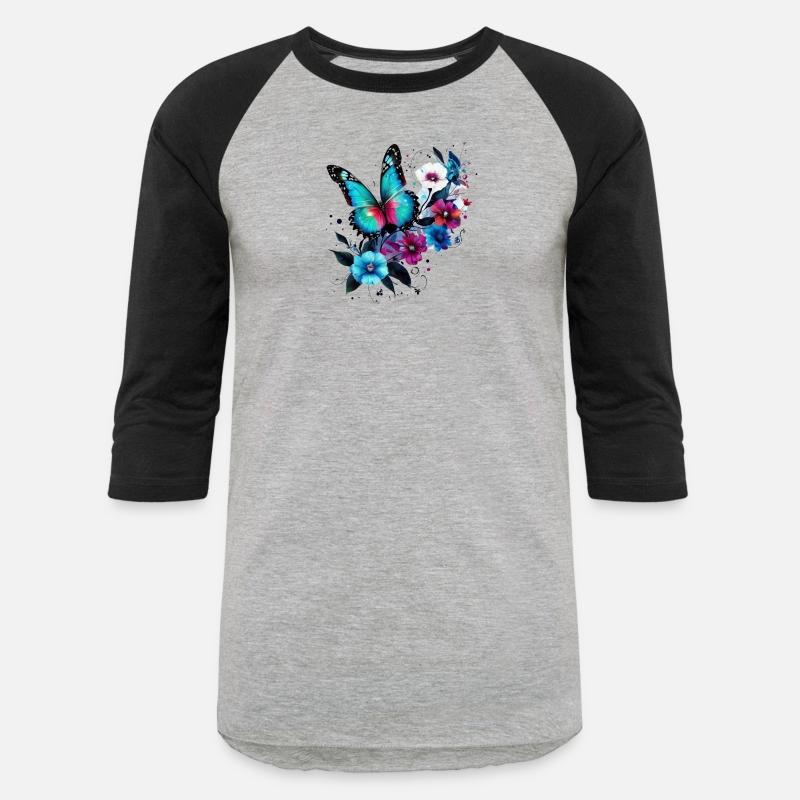 Vibrant Butterfly and Floral Arrangement