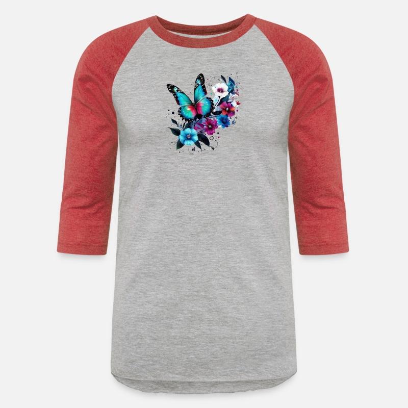 Vibrant Butterfly and Floral Arrangement