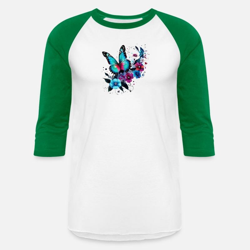 Vibrant Butterfly and Floral Arrangement